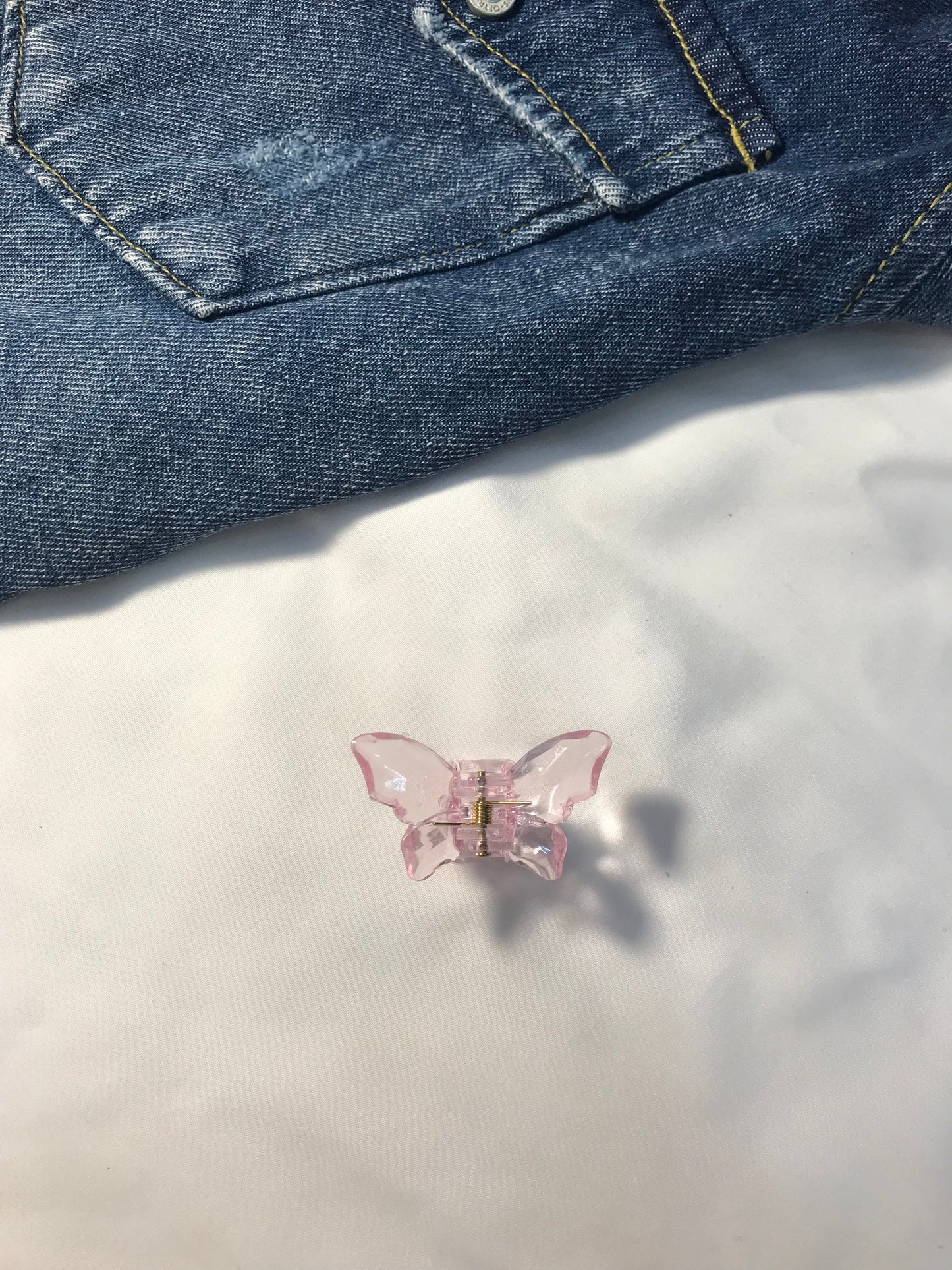 Crystal Mini Butterfly Hair Clips