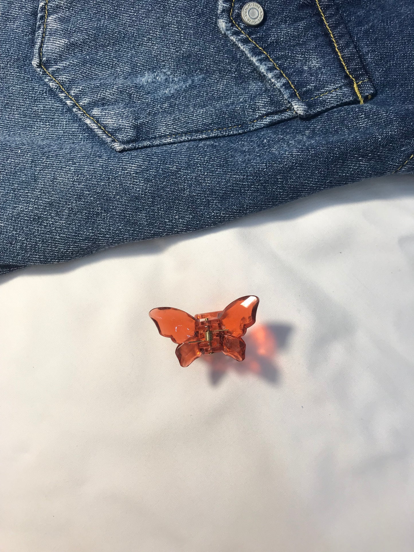 Crystal Mini Butterfly Hair Clips
