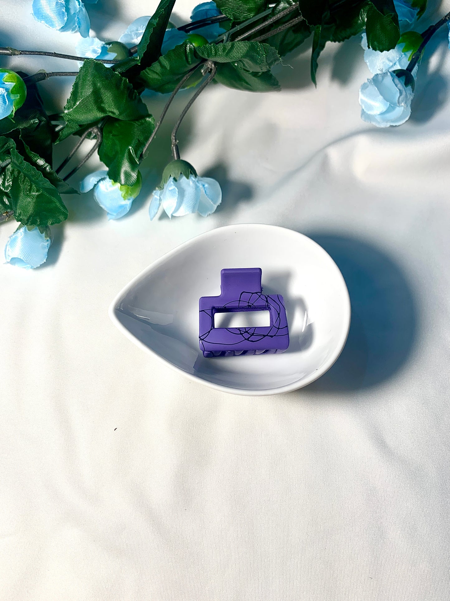Set of 4 Small Rectangular Hair Clips