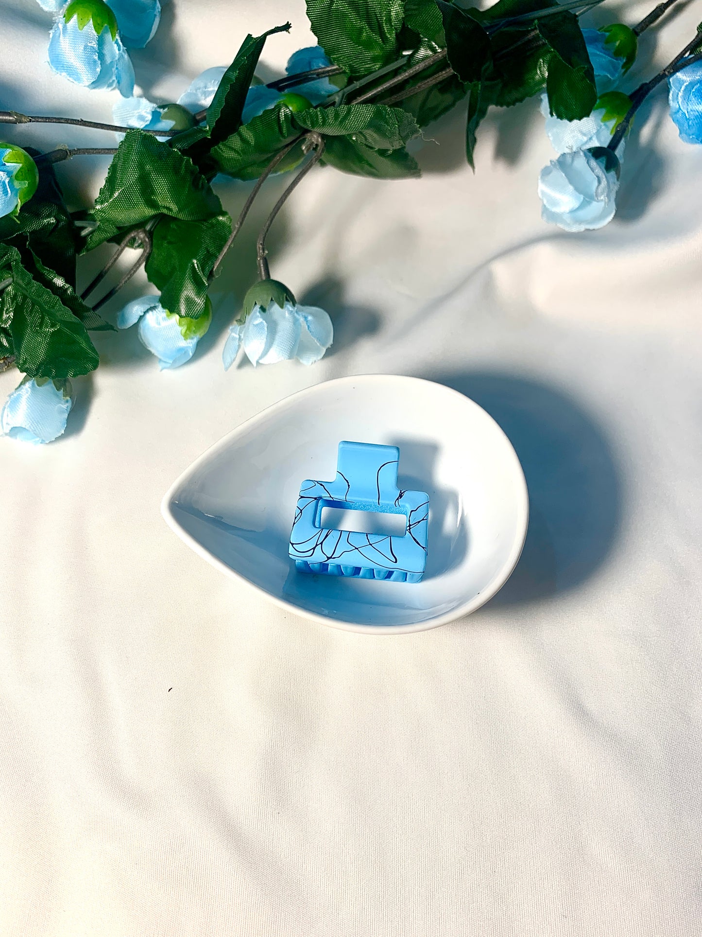 Set of 4 Small Rectangular Hair Clips